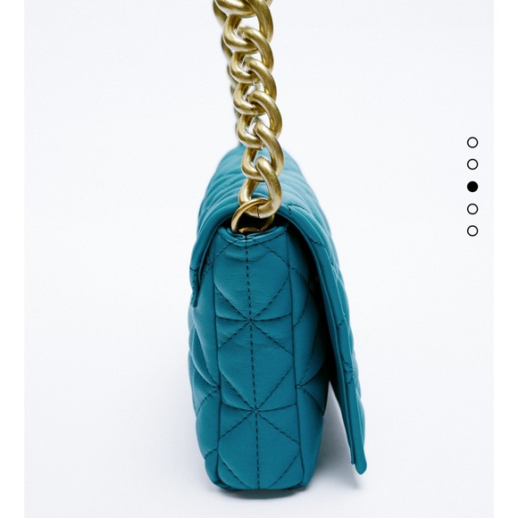 Zara Quilted Chain Strap Shoulder Bag - Picture 4 of 4